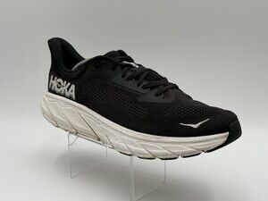 Hoka One One Arahi 7 Mens Size 12 D Black White Athletic Running Shoes Sneakers